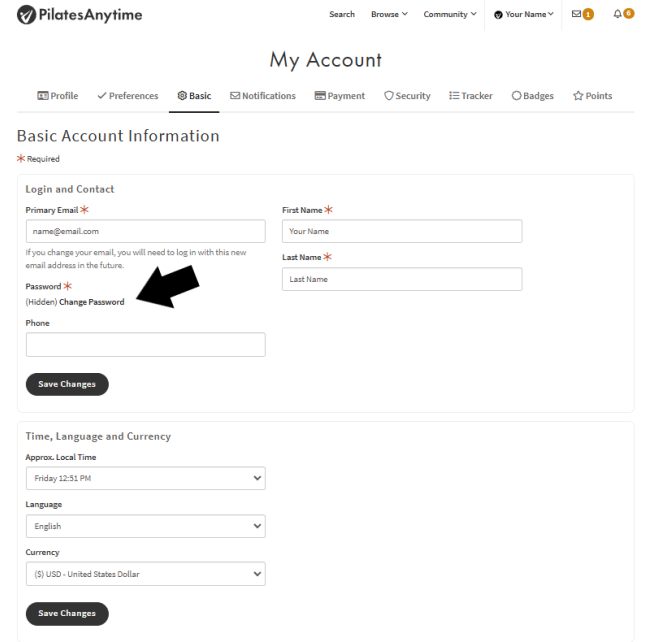 My Account BASIC INFO Change Password.PNG